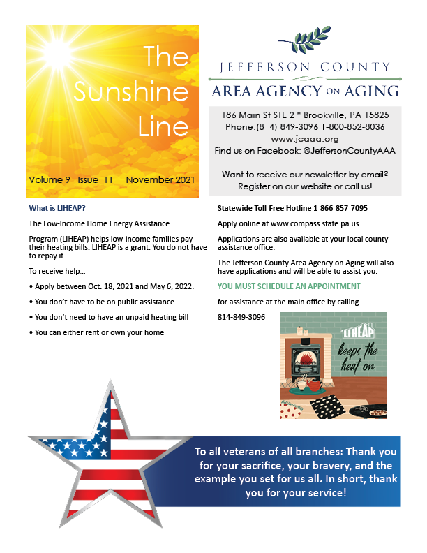 Sunshine Line November 2021