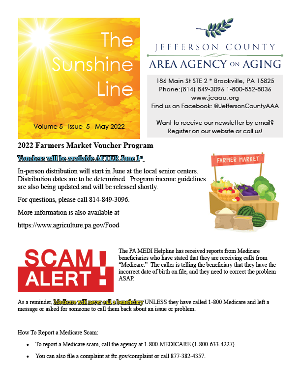 Sunshine Line May 2022