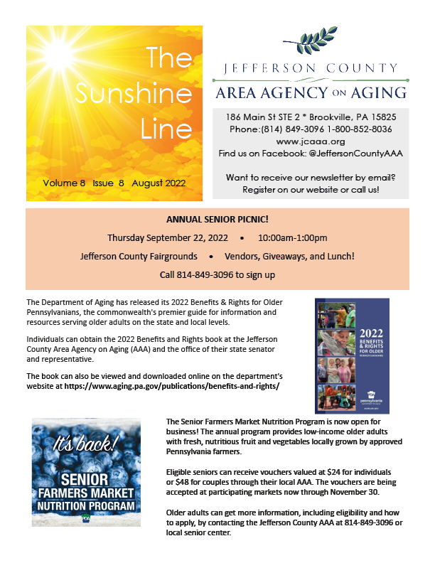 Sunshine Line August 2022