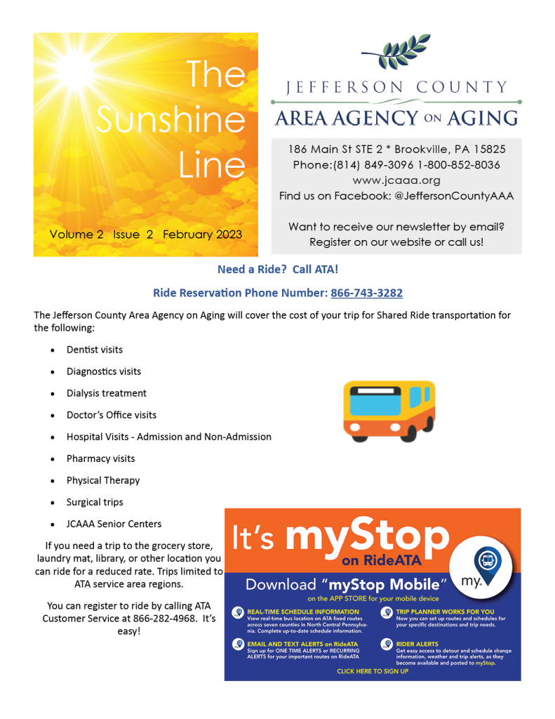 Sunshine Line February 2023